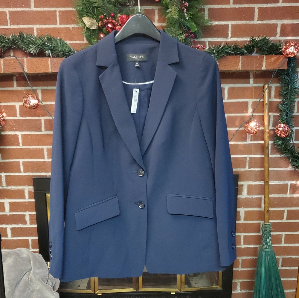 NWT Women's Talbots Blazer Petite 6